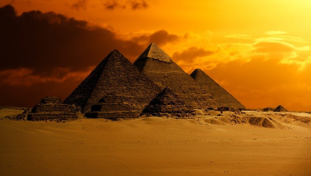 The Pyramids, used to represent longevity.