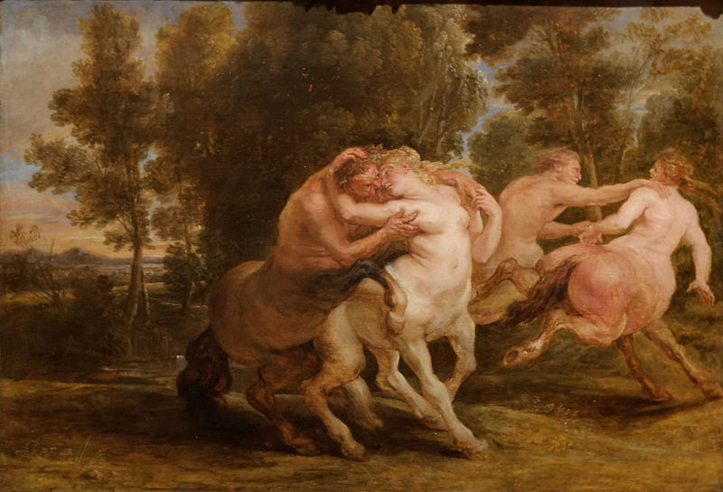 The Loves of the Centaurs by Rubens