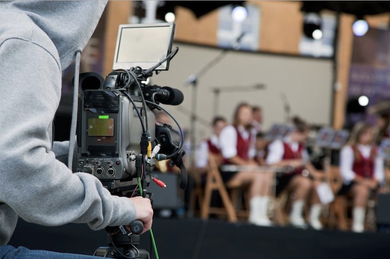 Filming or streaming of a school choir at an event or show