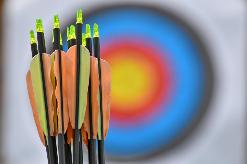 Photo of archery target emphasising how important audience targeting is to planning a corporate video